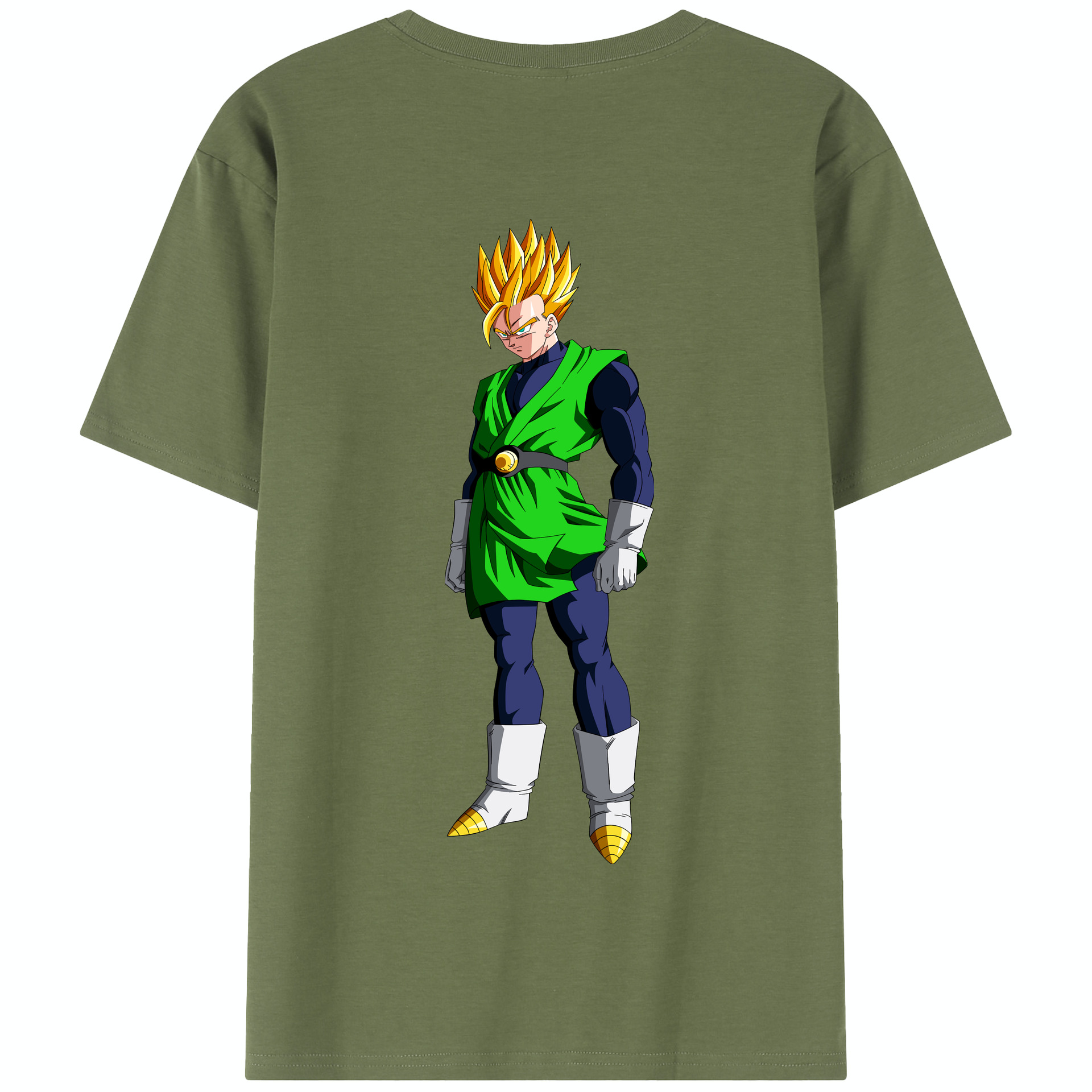 （画像用） ドラゴンボール 孫 悟飯（そんごはん）DRAGON BALL Son Gohan 綿100％半袖Tシャツ（背面プリント）